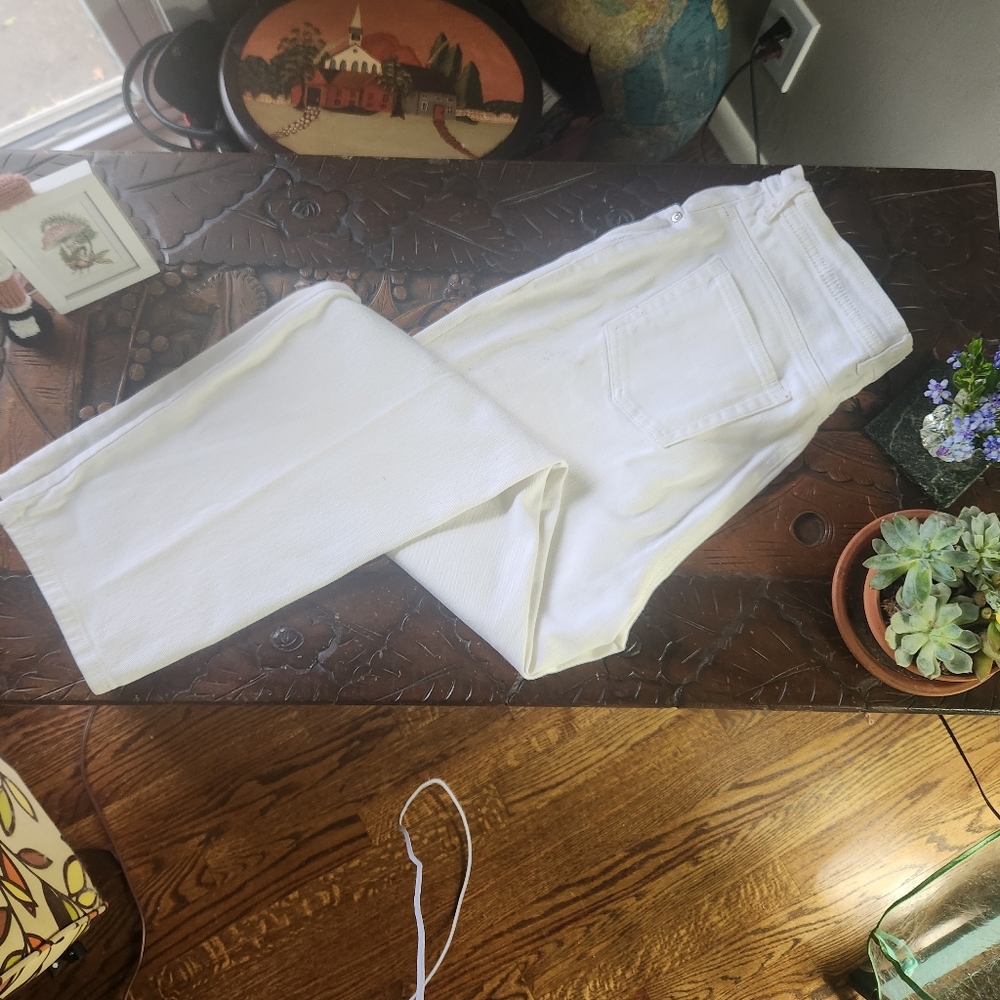Gloria Vanderbilt White Sz 14 Tapered Jeans